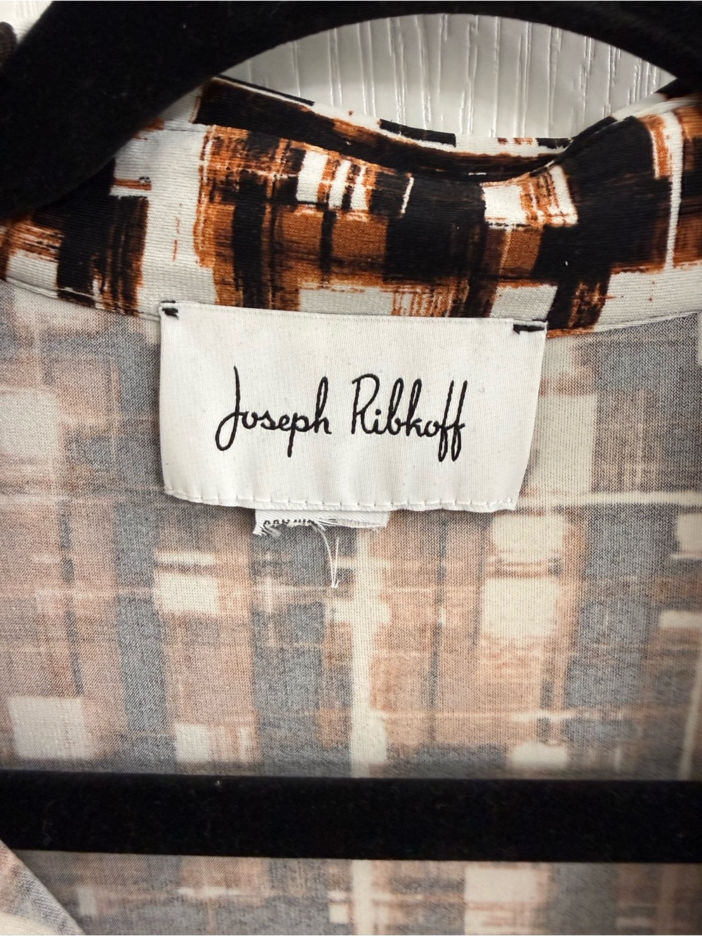 Joseph Ribkoff Joseph Ribkoff Check Print Blouse - Picture 3 of 6